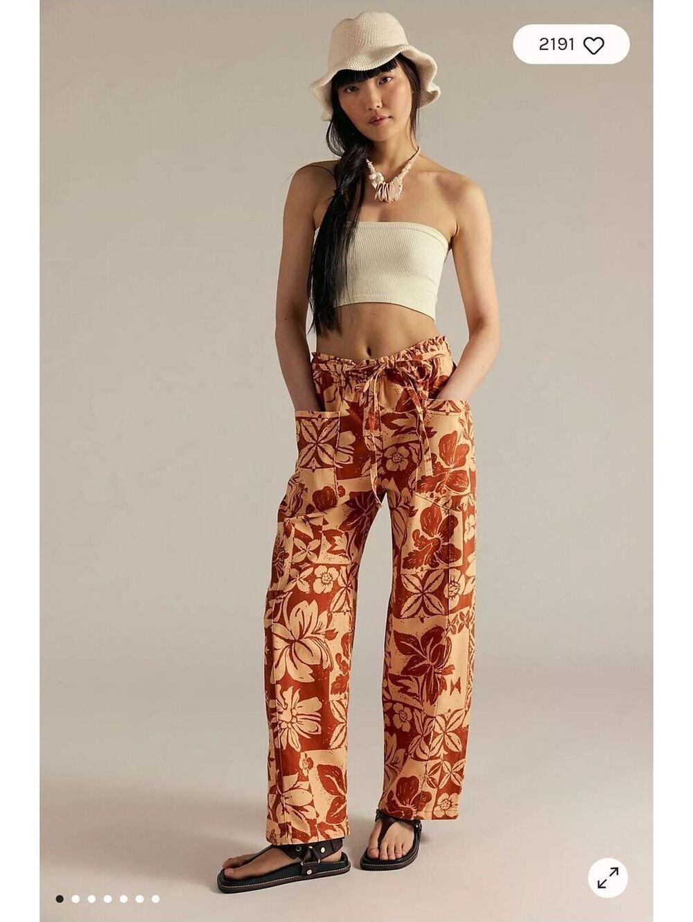 $148|Sz.XS (May fit a S/M)|We The Free Mirage Printed Pull-On Jeans